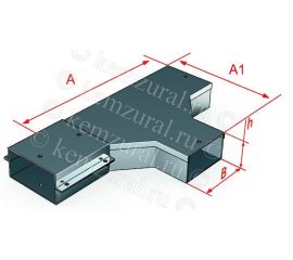 Т-образная секция для кабельных лотков