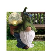 Светильник садовый «Гномик» 18х16х27 тепл. бел. на солнечн. батарее аккум. AA NI-MH 600мА.ч КОСМОС KOC_SOL249_G2