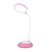 Светильник светодиодный настольный UF-744 C14 6Вт CCT диммир. розов. Ultraflash 14471