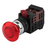 Кнопка «Грибок» AEA-22 BBG30-AEA-K04E d22мм 1з+1р красн. Эра Б0045632