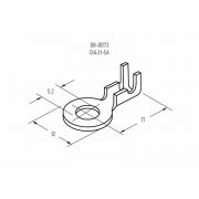 Наконечник кольцевой d5.2мм 0.5-0.8кв.мм НК 5-0.5-0.8 Rexant 08-0073