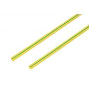 Трубка термоусадочная 6.0/3.0 1м желт./зел. Rexant 20-6007