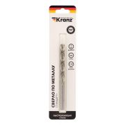 Сверло по металлу 7мм «Стандарт+» (P6M5 M-2) DIN 338 (блист.1шт) Kranz KR-91-0530