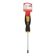 Отвертка крестовая PH 1х100мм двухкомпонентн. рукоятка Rexant 12-4727