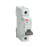 Выключатель автоматический модульный 1п C 4А 6кА AV-6 AVERES EKF mcb6-DC-1-04C-av