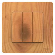 Выключатель 3-кл. СП Blanca 10А IP20 (сх. 1+1+1) 250В ясень SE BLNVS100505