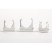 Держатель для труб (клипса) d20мм для монтажн. пистолета пластик Ruvinil К01220