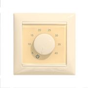 Термостат механический с ручным управлением; датчиком темпер. пола; под рамку Legrand Valena беж. Extherm Th-HF-V-B