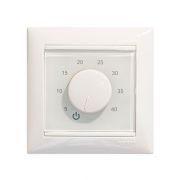 Термостат механический с ручным управлением; датчиком темпер. пола; под рамку Legrand Valena бел. Extherm Th-HF-V-W