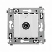 Розетка телевизионная проходная TV СП Avanti «Белое облако» DKC 4400513