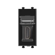 Розетка HDMI 1мод. Avanti «Черный квадрат» тип А-А модульная DKC 4402251