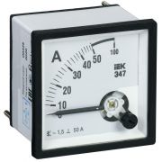 Амперметр Э47 96х96мм 50А кл. точн. 1.5 IEK IPA20-6-0050-E
