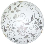 Светильник НПБ 01-2х60-139 М16 «Эрика» 300 60Вт E27 IP20 матов. бел./клипсы зол. (инд. упак.) Элетех 1005204380