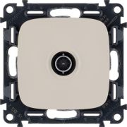 Розетка телевизионная TV 1-м Valena Allure 0-2400МГц с топологией «звезда» с лицев. панелью механизм сл. кость Leg 753851