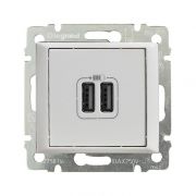 Розетка USB 2-м СП Valena механизм бел. (DIY-упак.) IEK 694370