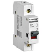 Выключатель нагрузки (мини-рубильник) 1п ВН-32 20А GENERICA IEK MNV15-1-020