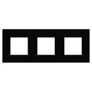 Рамка 3-м 6мод. Avanti «Черный квадрат» DKC 4402906