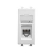 Розетка телефонная 1мод. Avanti «Белое облако» RJ12 модульная DKC 4400311