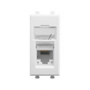 Розетка компьютерная 1мод. Avanti «Белое облако» RJ45 кат.6 модульная DKC 4400291