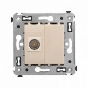 Розетка телевизионная одиночная TV СП Avanti «Ванильная дымка» DKC 4405503