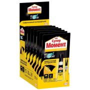 Клей «Супер Момент водостойкий» 3г (блист.1шт) шоу-бокс Момент Б0022989