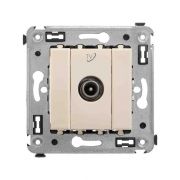 Розетка телевизионная проходная TV СП Avanti «Ванильная дымка» DKC 4405513