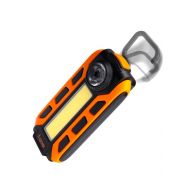 Фонарь-светильник рабочий COB 5Вт + LED 1Вт коллиматорн. линза 3хAAA магнит крюк зажим ABS-пластик КОСМОС KOS703B