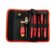 Набор стержней диэлектрических SL/PH/PZ/TX и рукоятка E-SMART в поясной сумке 12шт Felo 06381204