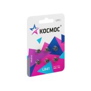 Элемент питания алкалиновый «таблетка» LR41/AG3 для часов (блист.6шт) КОСМОС KOCG3(LR41)6BL