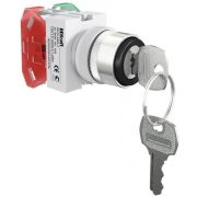 Переключатель на 3 положения I-O-II ПЕ-22 AKS с фиксацией с ключом DEKraft 25054DEK