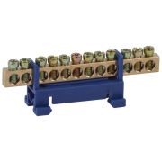 Шина N «ноль» в изоляторе типа стойка ШНИ 6х9-12-Д син. NO-222-78-1 ЭРА Б0044126