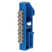 Шина N «ноль» на DIN-изол. ШНИ-6х9-8 никелированная Д син. NO-222-85-1 ЭРА Б0044134