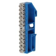 Шина N «ноль» на DIN-изол. ШНИ-6х9-12 никелированная Д син. NO-222-87-1 ЭРА Б0044136