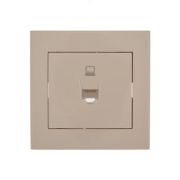 Розетка компьютерная СП Rain RJ45 крем. LEZARD 703-0303-139