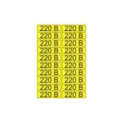 Наклейка знак электробезопасности «220В» 15х50мм Rexant 56-0007-1