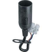 Патрон электрический 61 353 NLH-P-F-BL-E14-TB пластик. подвесной с клеммной колодкой на проводе черн. Navigator 61353