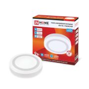 Светильник светодиодный NRLP-BL 9Вт 4000К IP20 540лм 230В 145мм круглый накладной с подсветкой панель бел. IN HOME 4690612033068