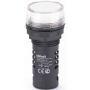 Лампа коммутационная ADDS ЛК-22 d22мм 220В AC/DC бел. LED DEKraft 25121DEK