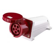 Розетка стационарная ОП 135 РС-102 63А 3P+PE+N 380В IP67 DEKraft 26035DEK