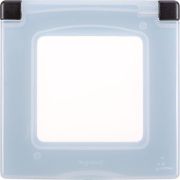 Рамка 1-м Inspiria IP44 с крышкой антрацит IEK 673923