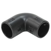 Поворот открывающийся на 90град. CI25G черн. ELASTA IEK CTA10D-CIG25-K02-050