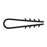 Дюбель-хомут d5-10мм для круглого кабеля черн. (уп.50шт) PROxima EKF plc-ncs50-5x10b