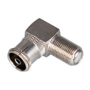 Переход гнездо F-гнездо TV угловой (уп.50шт) PROCONNECT 05-4312-4