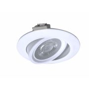 Светильник светодиодный Downlight RR 7Вт 180-265В 6400К кругл. поворотн. панель бел. КОСМОС KDownRR7W4600K