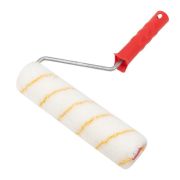 Валик полиамид бел. с желт. полосой ворс 11мм шир. ролика 240мм d42мм бюгель 8мм «Мастер» Rexant 89-0010