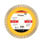 Диск отрезной алмазный Turbo волна 125х22.2х2х10мм Kranz KR-90-0131