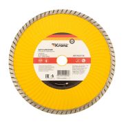 Диск отрезной алмазный Turbo волна 230х22.2х2.4х10мм Kranz KR-90-0135
