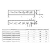 Профиль L-образный перфорир. 30х30 L2000 2мм EKF ppl3030-2-2