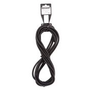 Труба автомобильная гофрированная ПП разрезная d4.7мм черн. (уп.5м) Rexant 15-0505