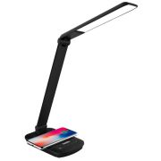 Светильник настольный KD-825 C02 LED 16Вт 230В 380лм 4500К рег. ярк. беспров. заряд. черн. Camelion 14162